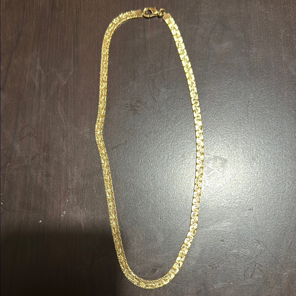 Gold Plated Chain Necklace